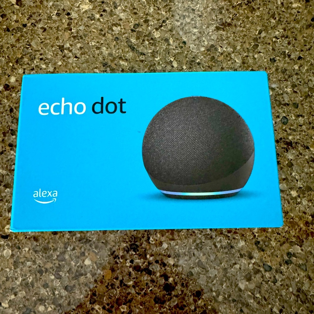 Brand new in sealed box Alexa Echo Dot